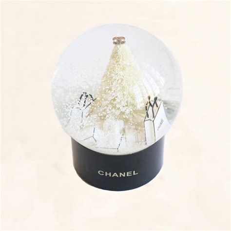 chanel snow globe price|Chanel christmas snow globe.